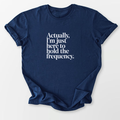 Hold the Frequency Tee Navy T-Shirt