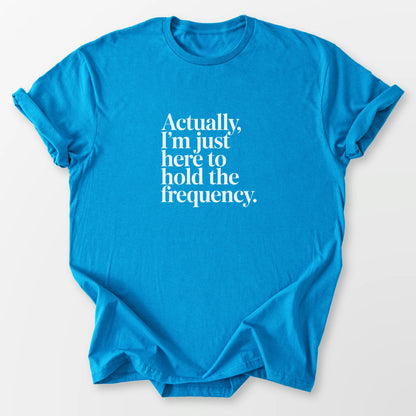 Hold the Frequency Tee Sapphire T-Shirt