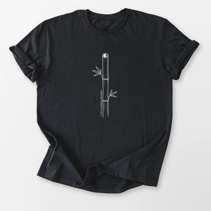 Hollow Bamboo Tee Black T-Shirt