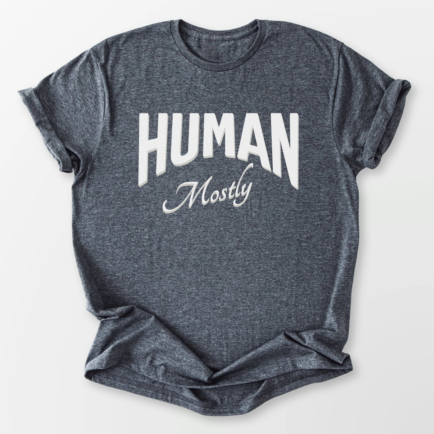 Human, Mostly Tee Dark Heather Grey T-Shirt