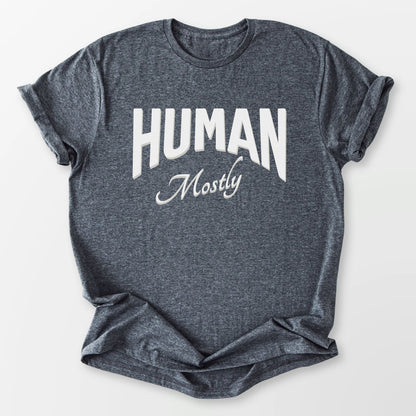 Human, Mostly Tee Dark Heather Grey T-Shirt