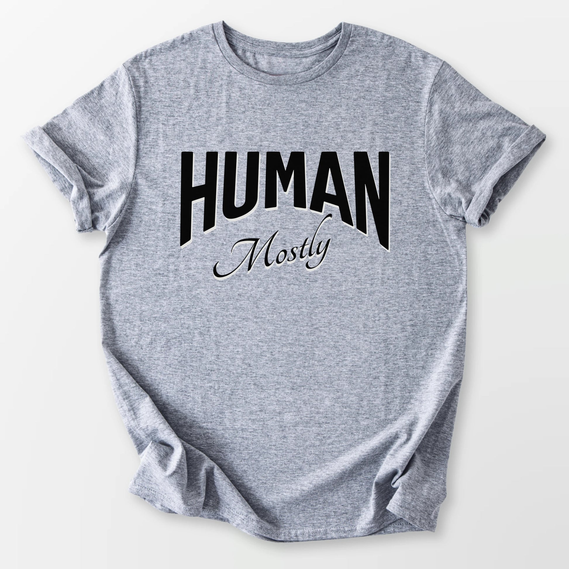 Human, Mostly Tee Sport Grey T-Shirt