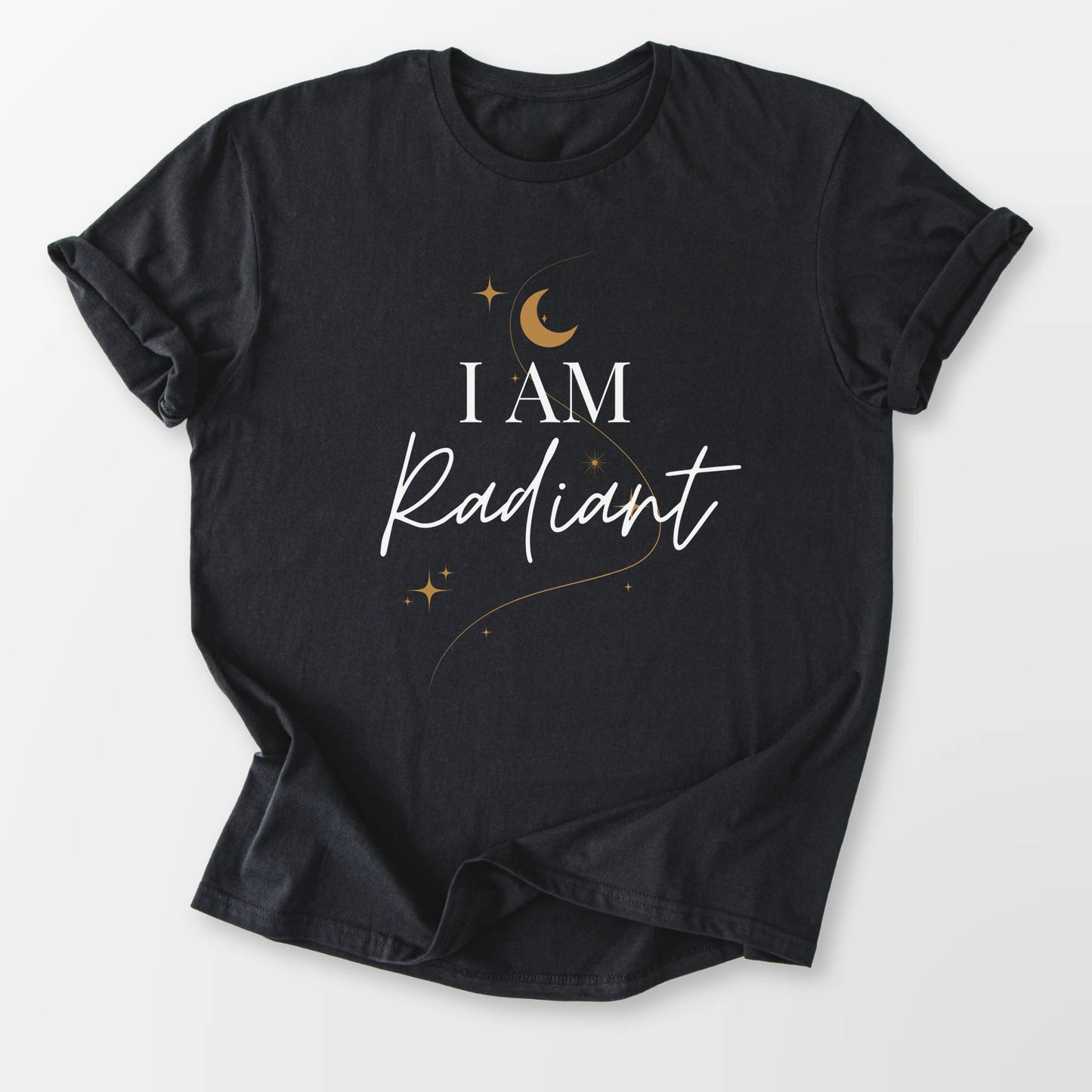 I Am Radiant Tee Black T-Shirt