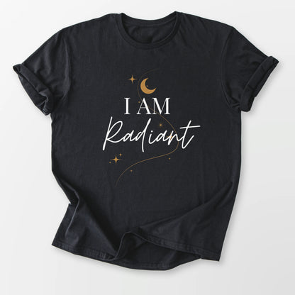 I Am Radiant Tee Black T-Shirt