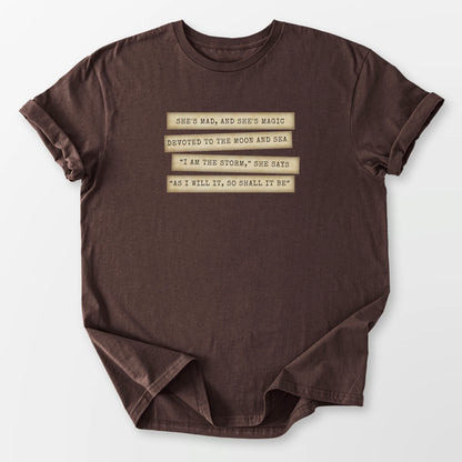 I Am the Storm Tee Dark Chocolate T-Shirt