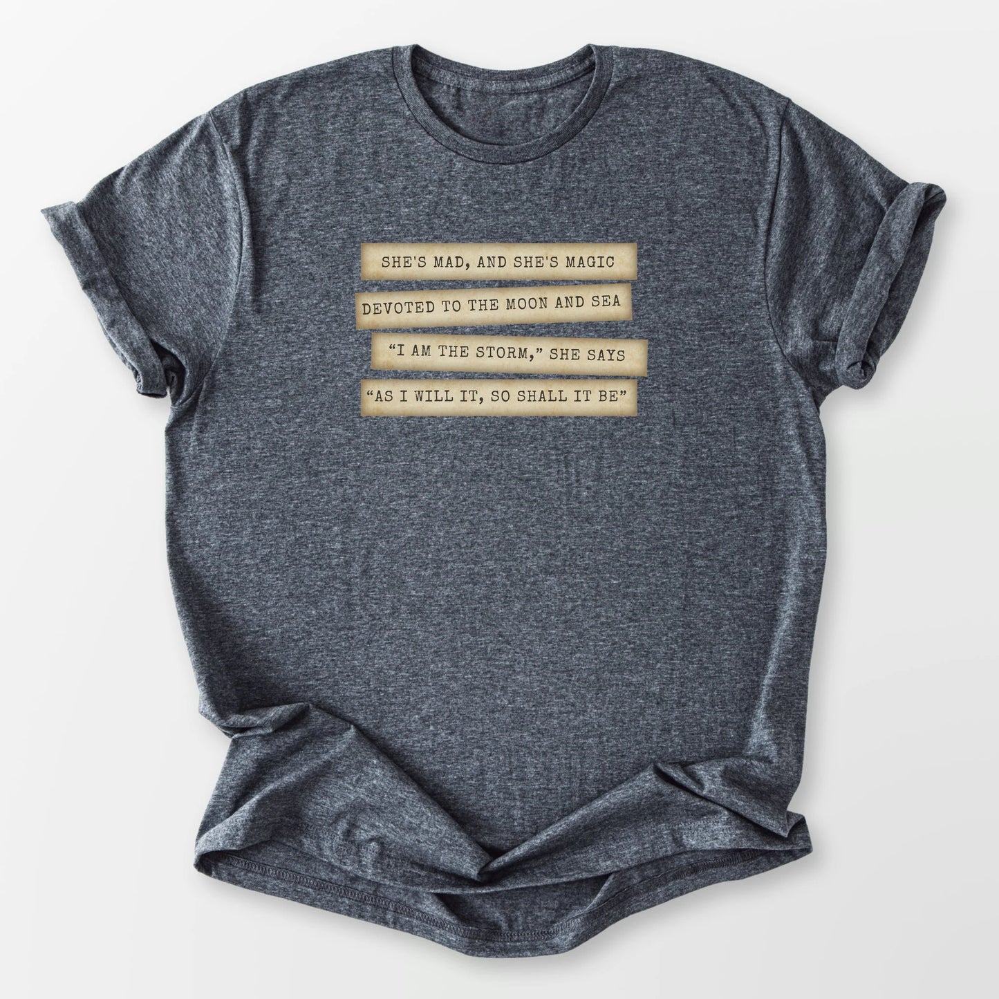 I Am the Storm Tee Dark Heather Grey T-Shirt
