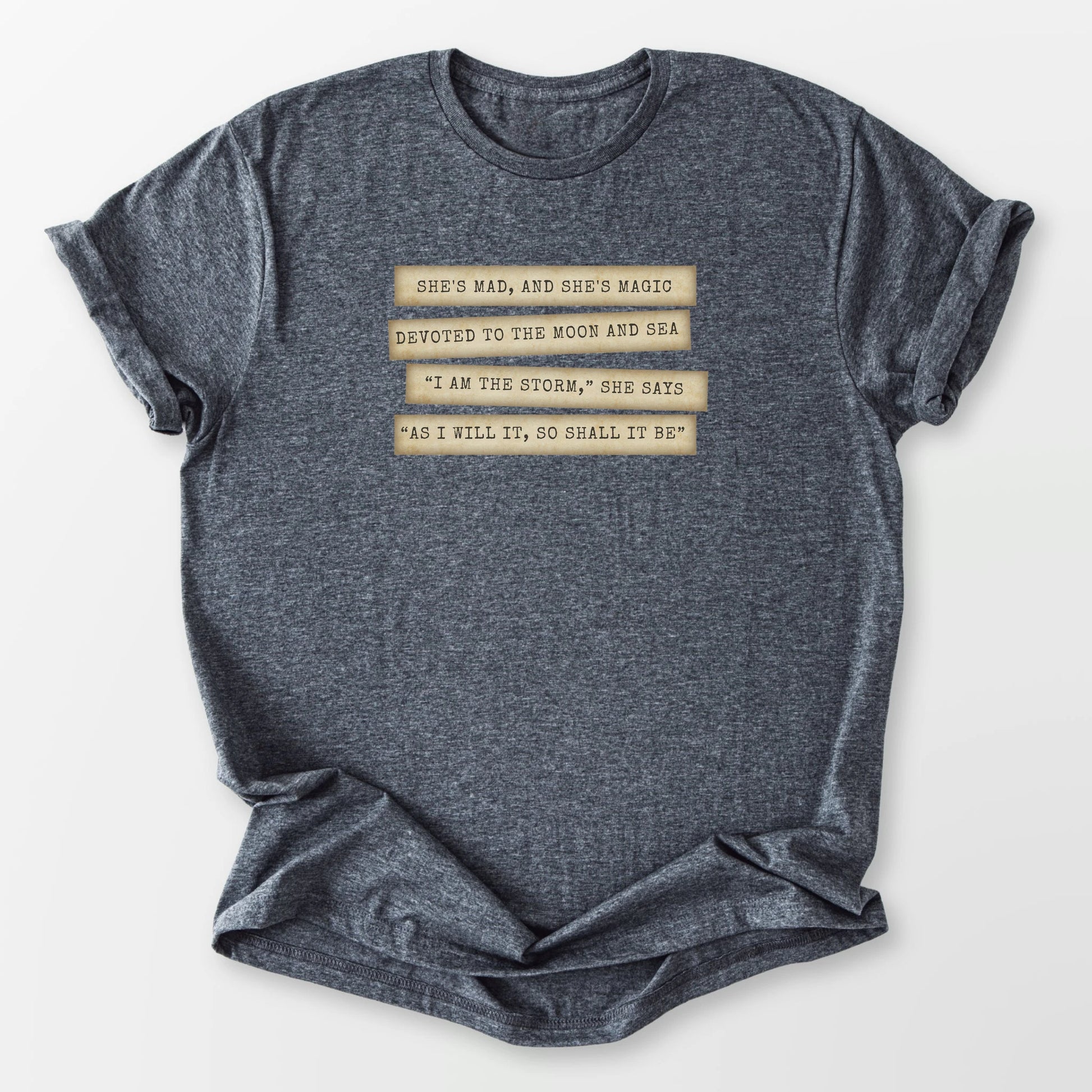I Am the Storm Tee Dark Heather Grey T-Shirt