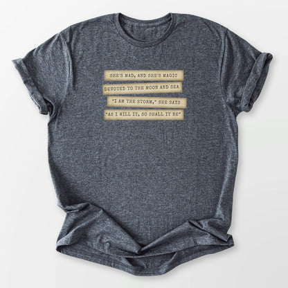 I Am the Storm Tee Dark Heather Grey T-Shirt