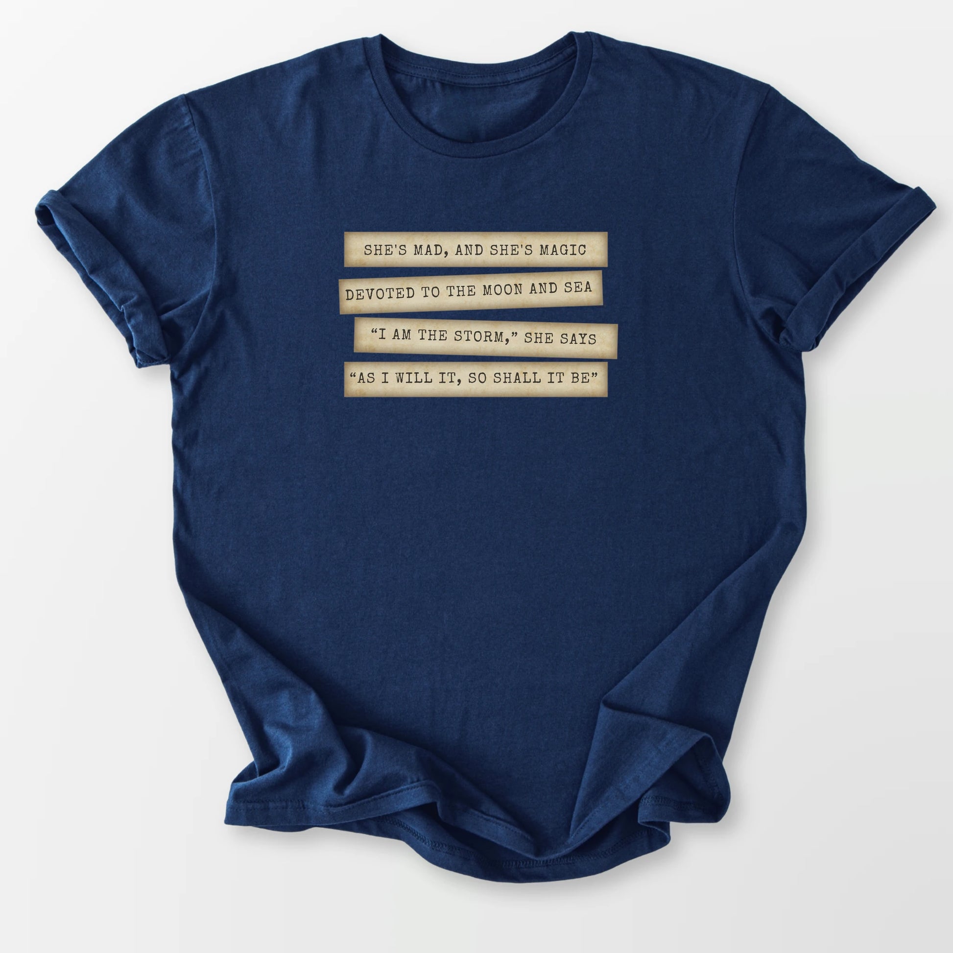 I Am the Storm Tee Navy T-Shirt
