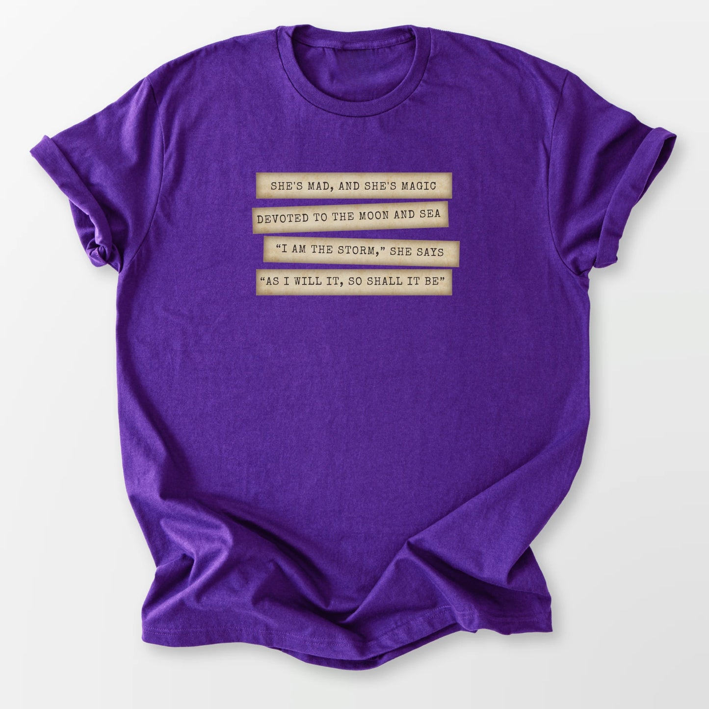 I Am the Storm Tee Purple T-Shirt