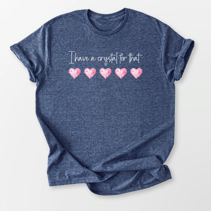 I Have a Crystal Tee Heather Navy T-Shirt
