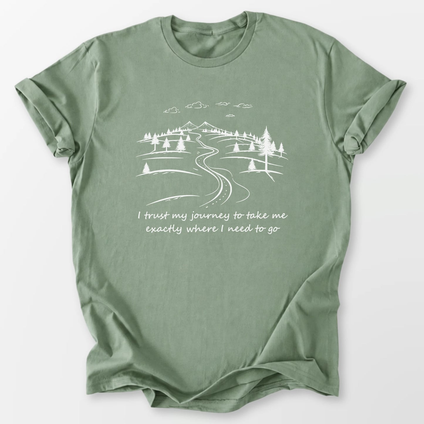 I Trust My Journey Tee Sage T-Shirt