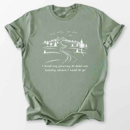I Trust My Journey Tee Sage T-Shirt