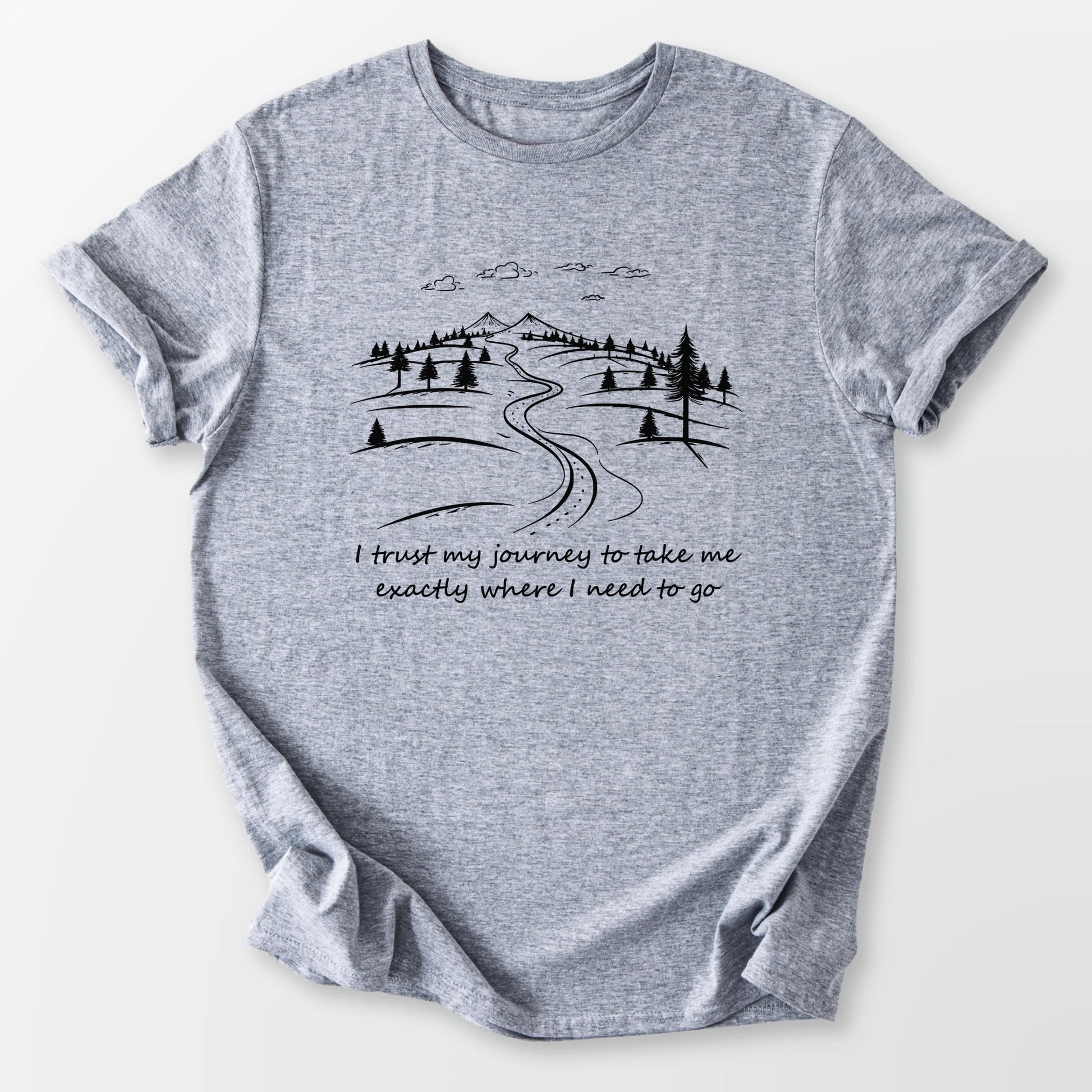 I Trust My Journey Tee Sport Grey T-Shirt