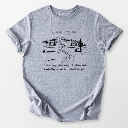 I Trust My Journey Tee Sport Grey T-Shirt
