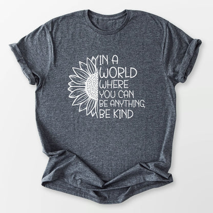 In A World Tee Dark Heather Grey T-Shirt