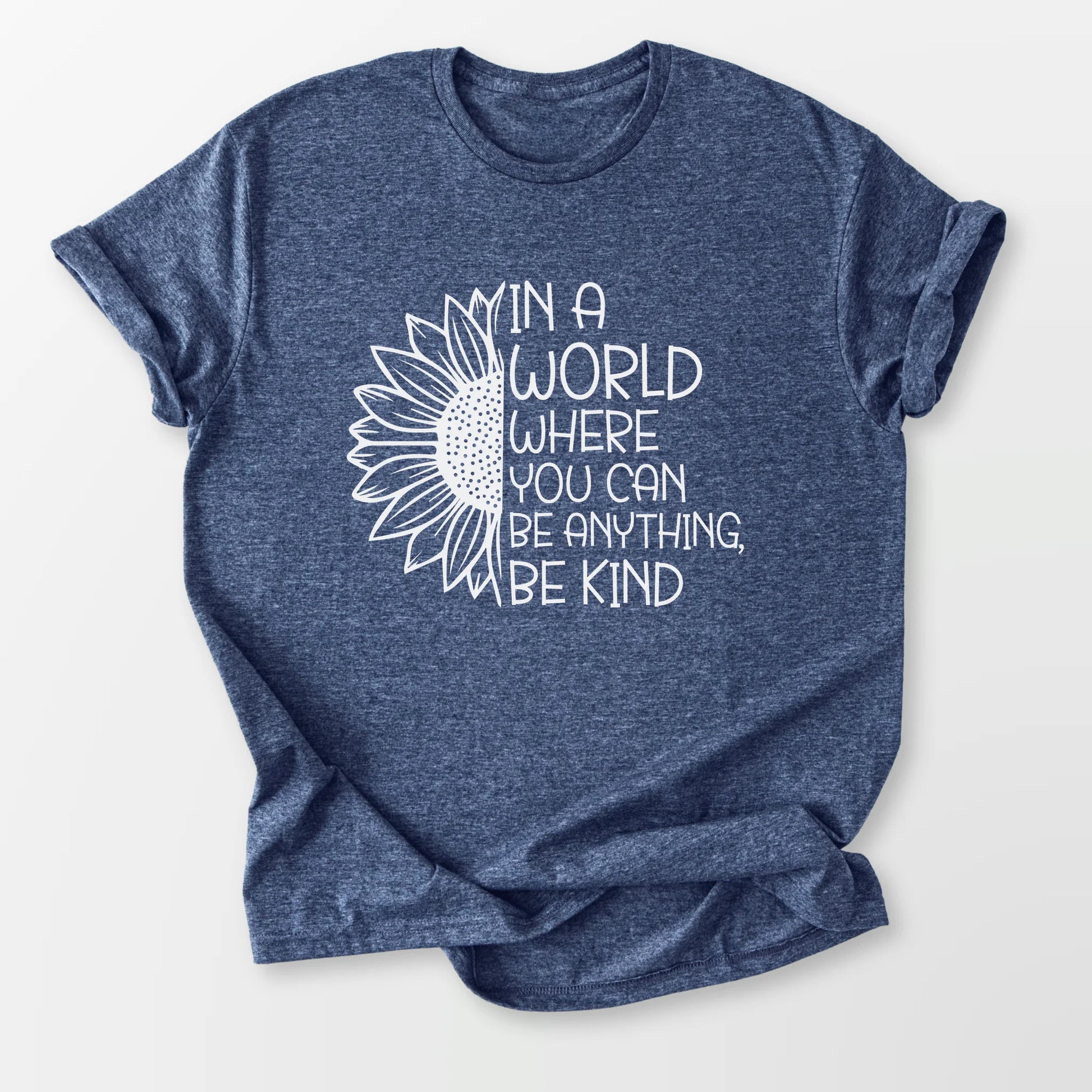In A World Tee Heather Navy T-Shirt