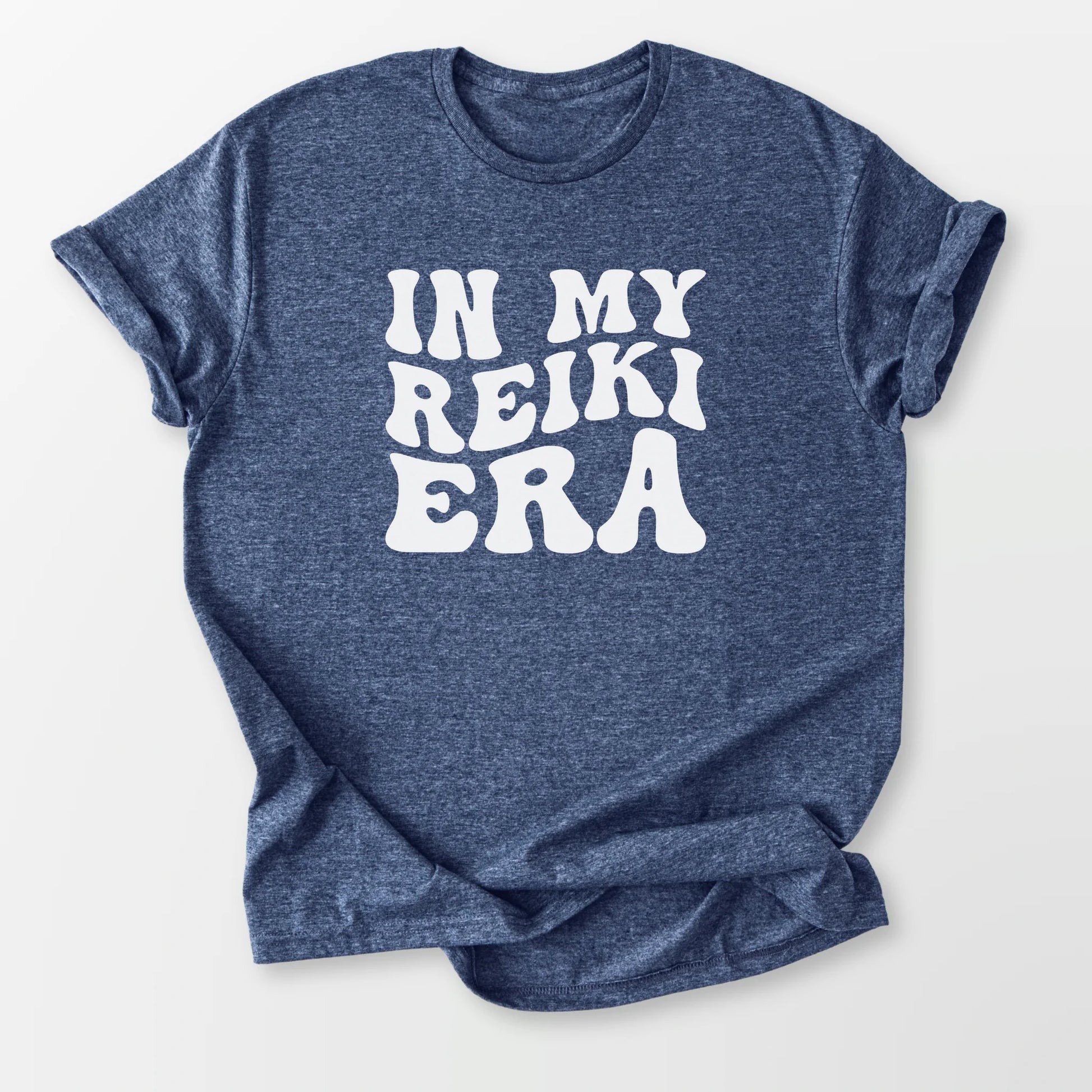 In My Reiki Era Tee Heather Navy T-Shirt