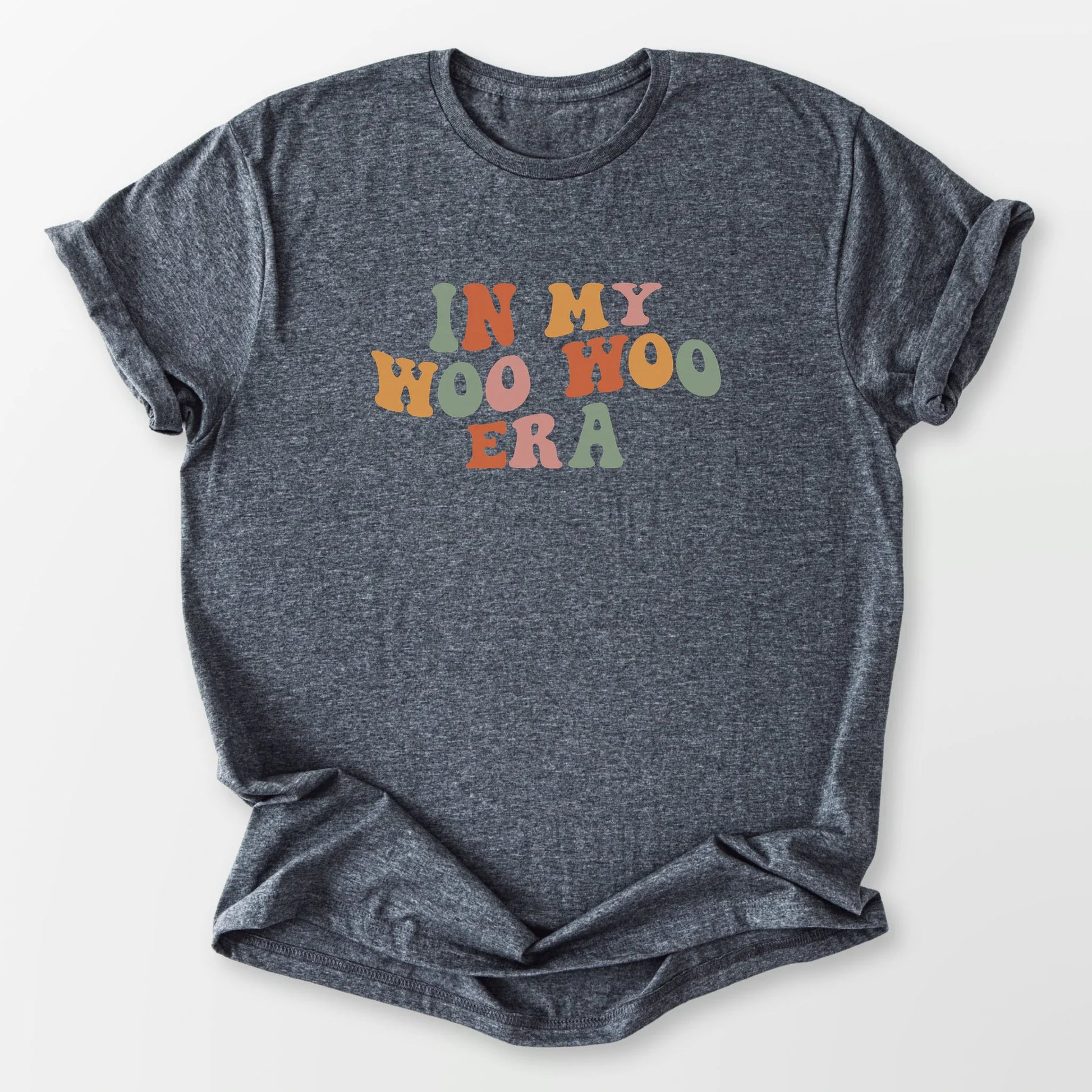 In My Woo Woo Era Retro Tee Dark Heather Grey T-Shirt