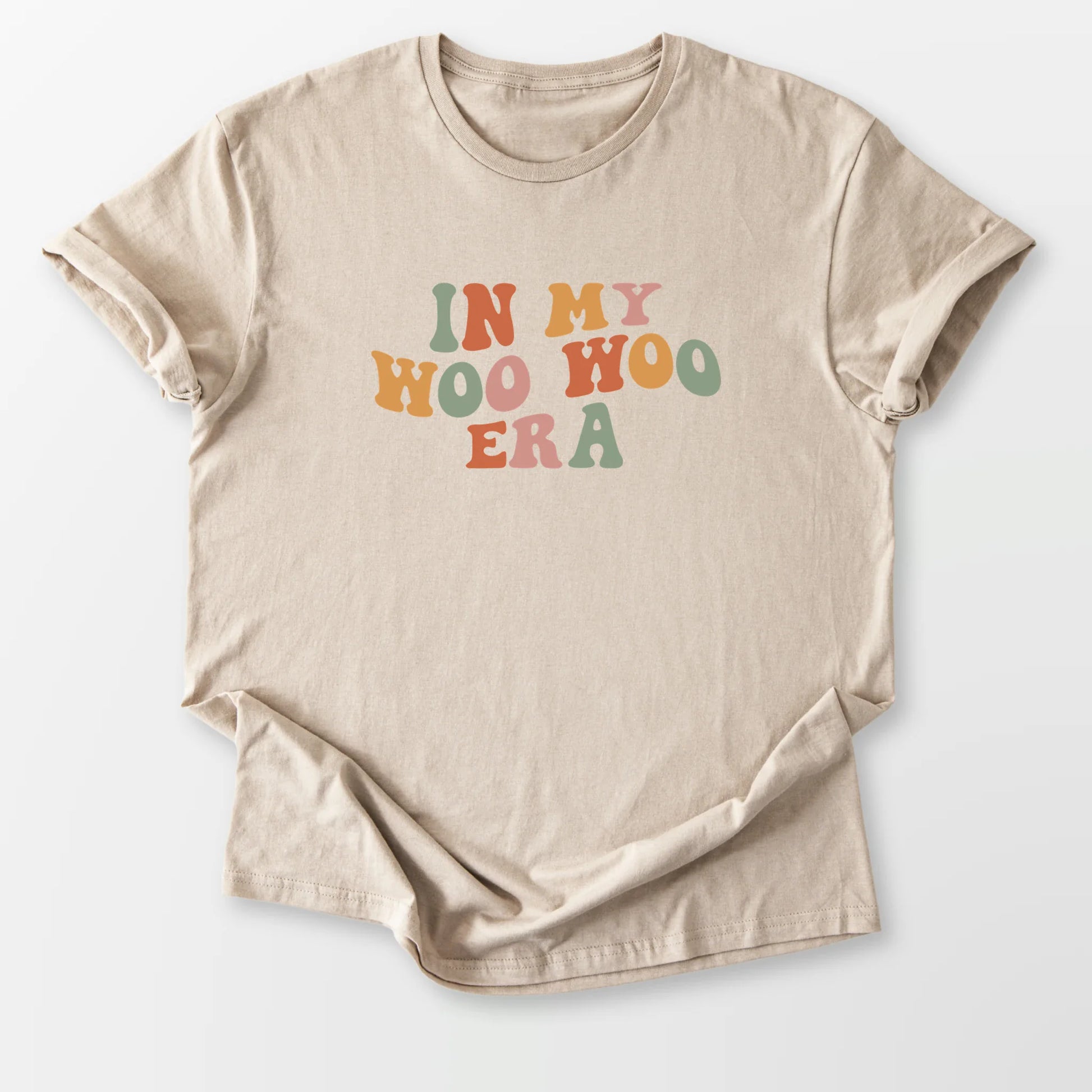 In My Woo Woo Era Retro Tee Sand T-Shirt