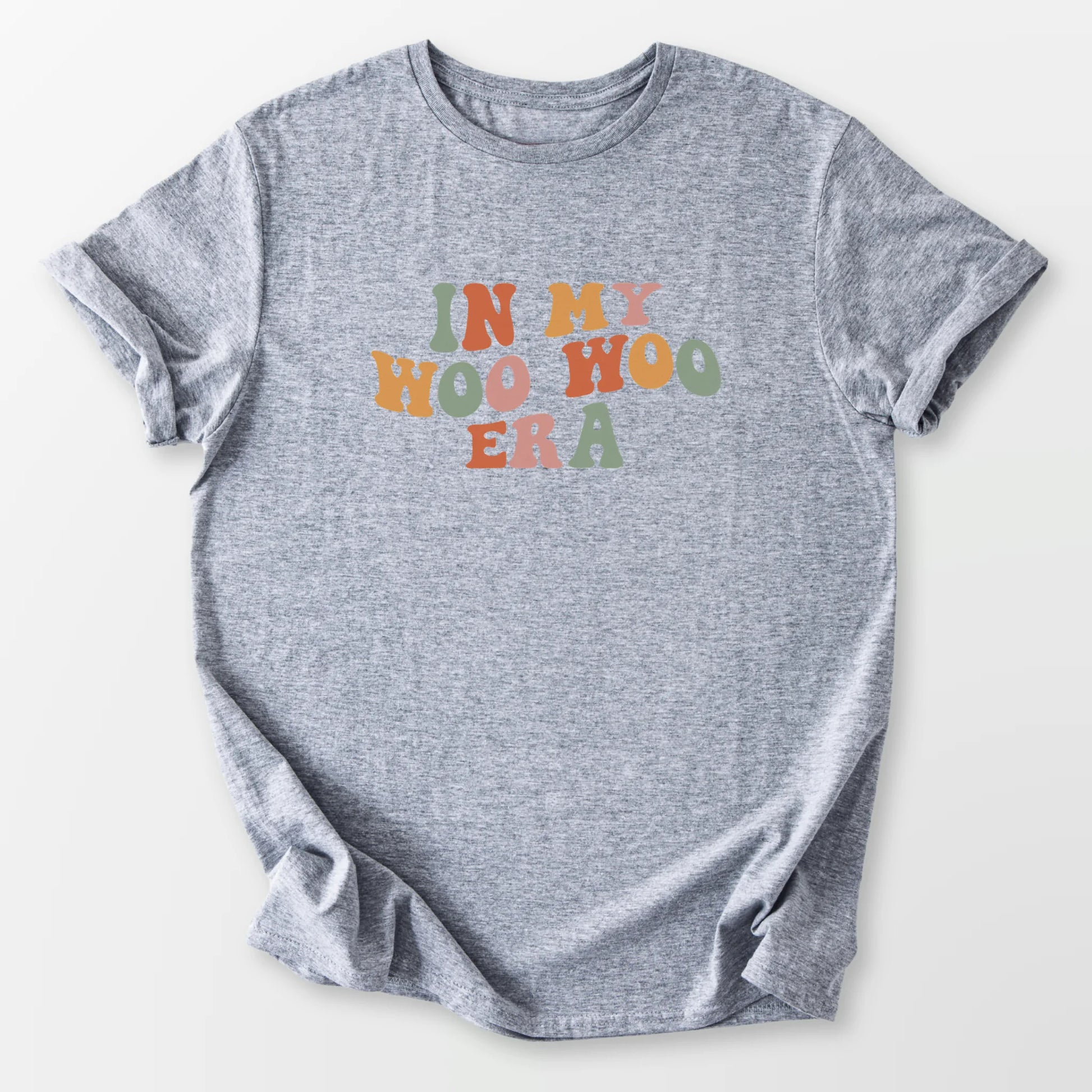 In My Woo Woo Era Retro Tee Sport Grey T-Shirt