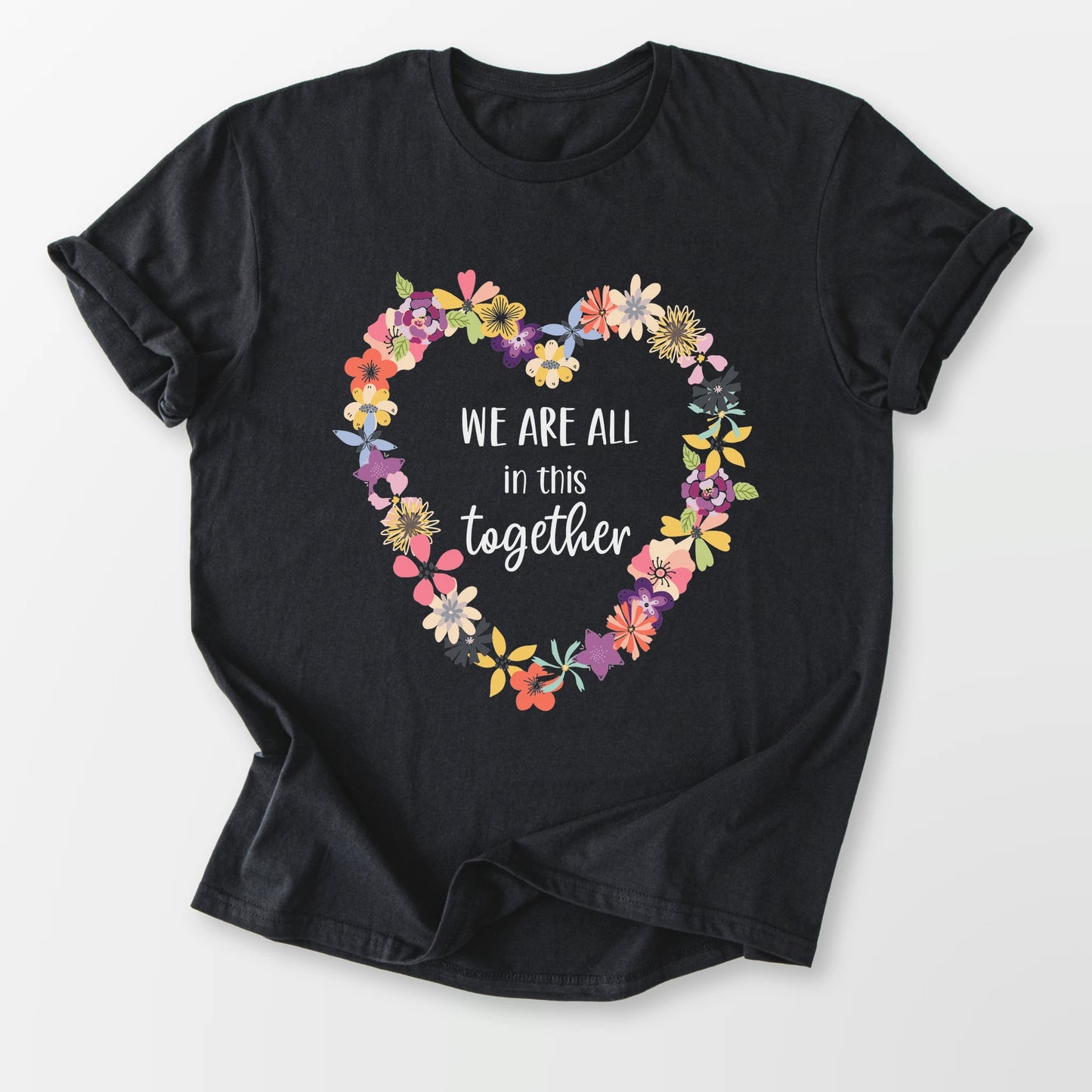 In This Together Tee Black T-Shirt