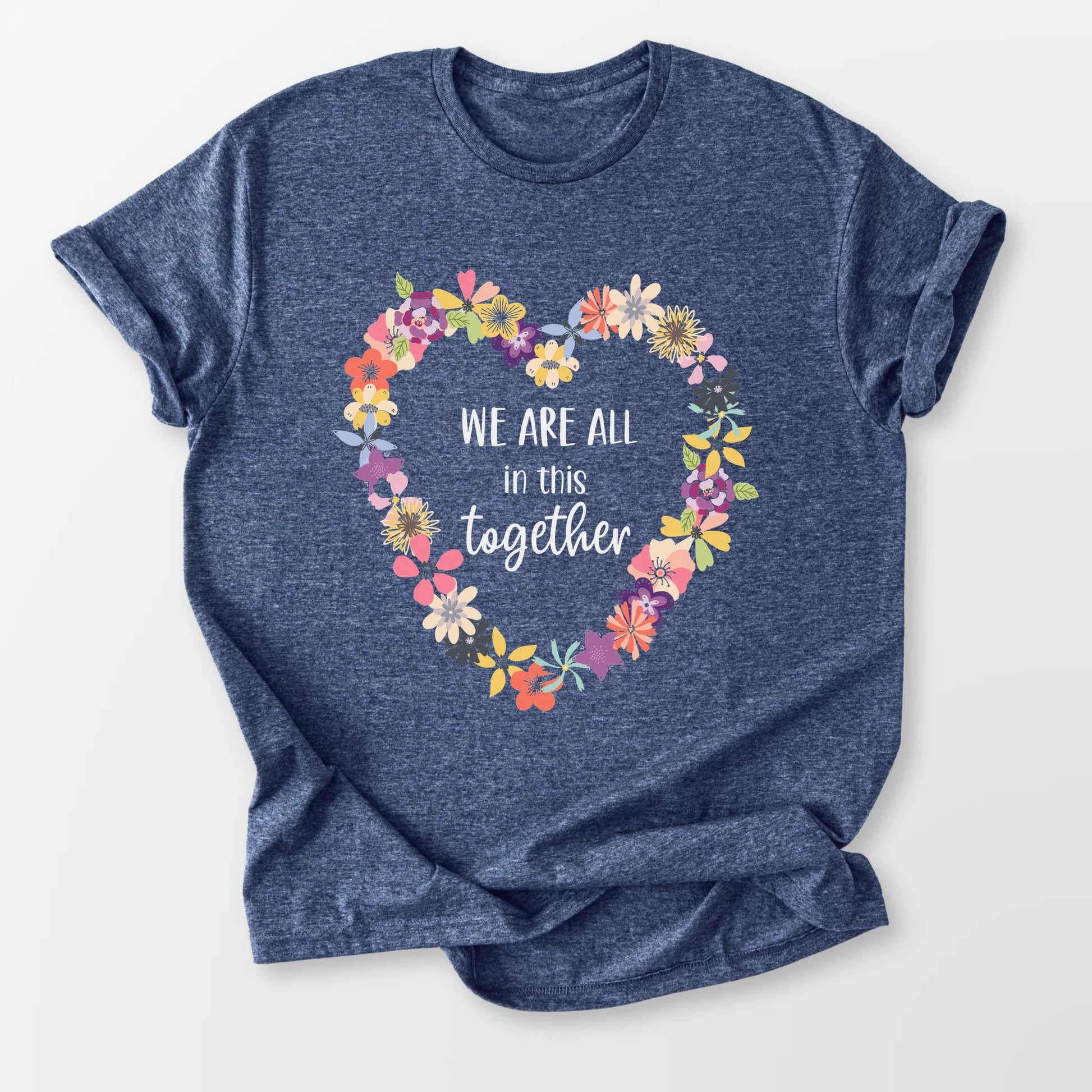 In This Together Tee Heather Navy T-Shirt