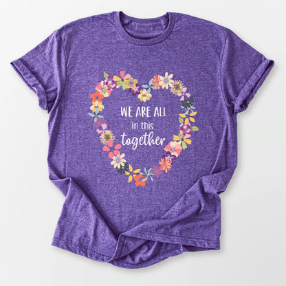 In This Together Tee Heather Purple T-Shirt