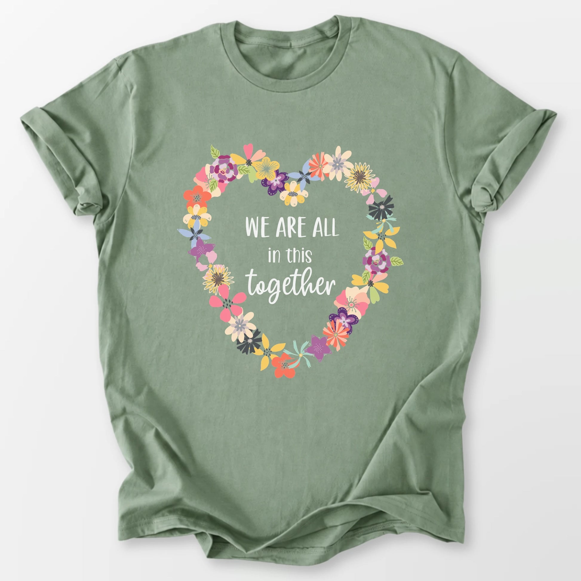 In This Together Tee Sage T-Shirt