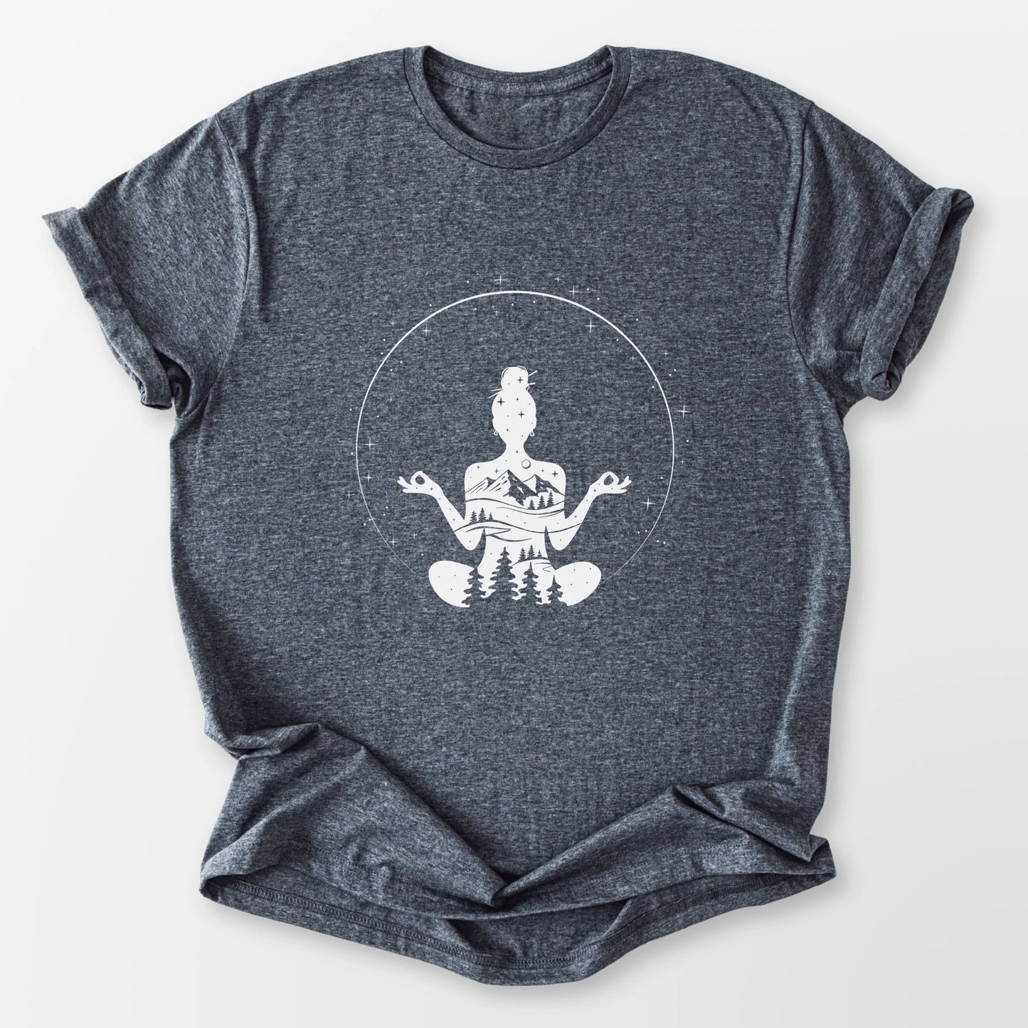 Infinite Peace Tee Dark Heather Grey T-Shirt