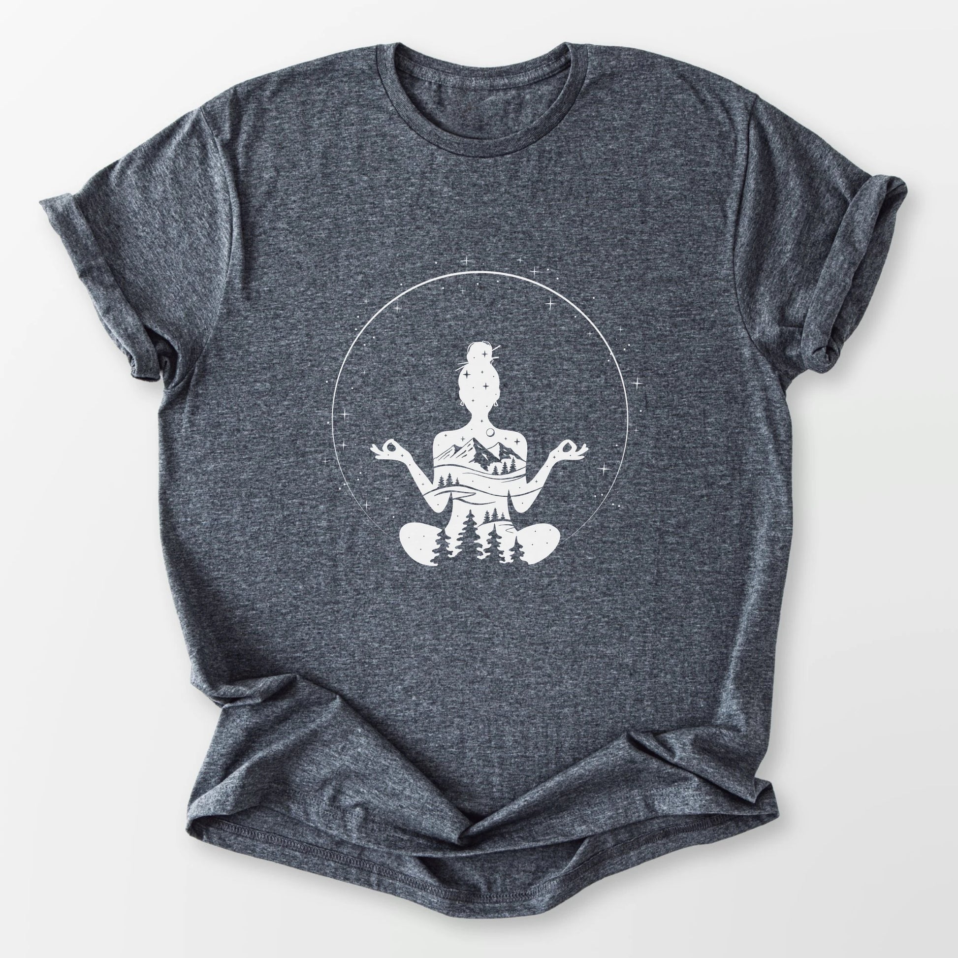 Infinite Peace Tee Dark Heather Grey T-Shirt