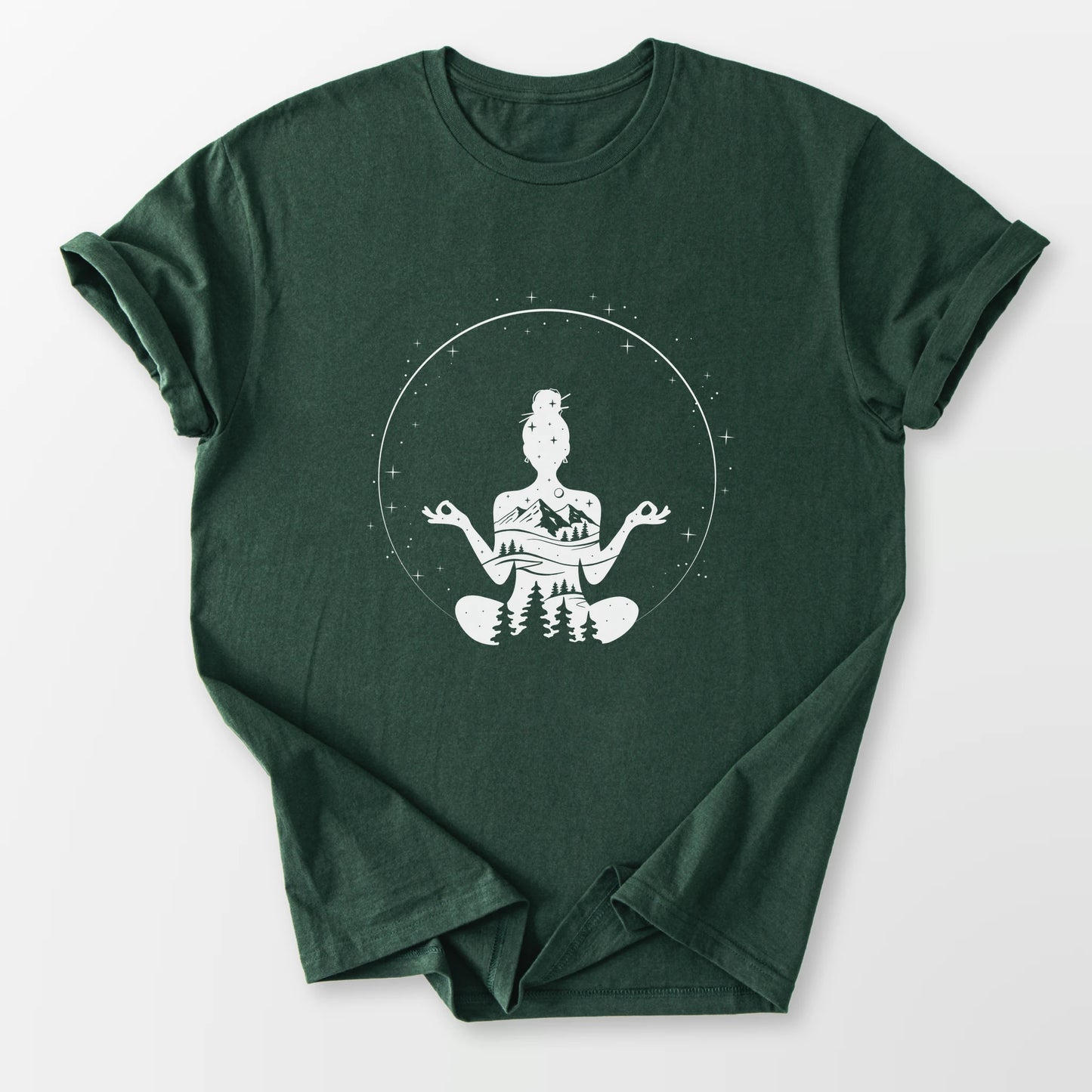 Infinite Peace Tee Forest Green T-Shirt