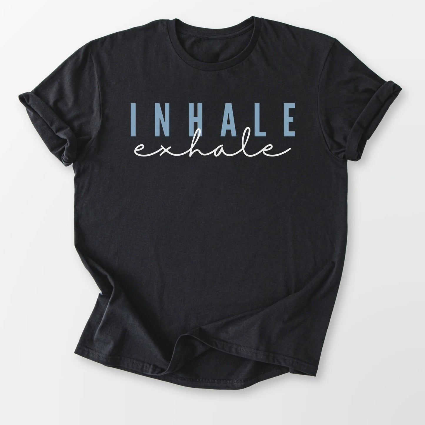 Inhale Exhale Tee Black T-Shirt