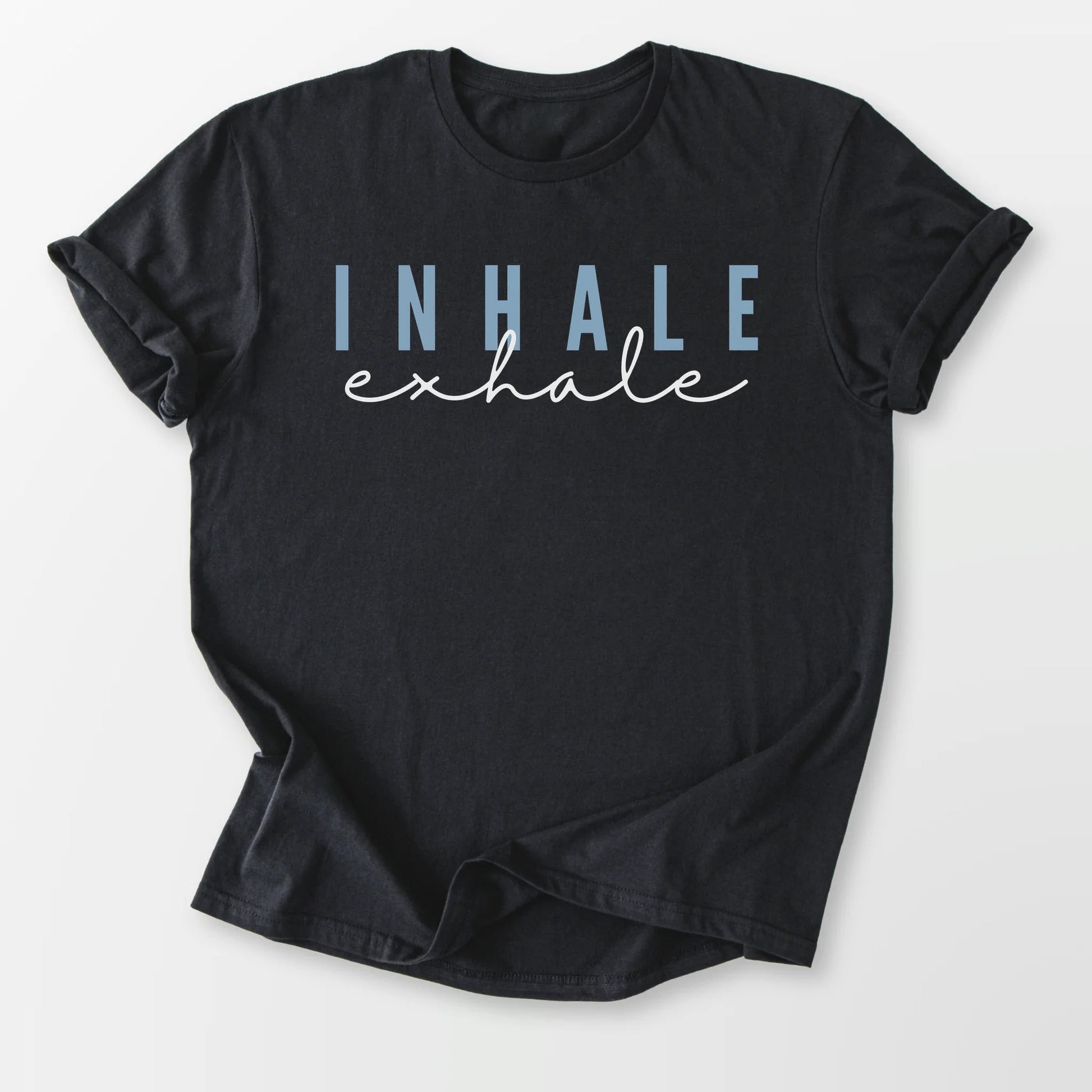 Inhale Exhale Tee Black T-Shirt