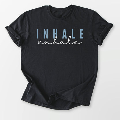 Inhale Exhale Tee Black T-Shirt