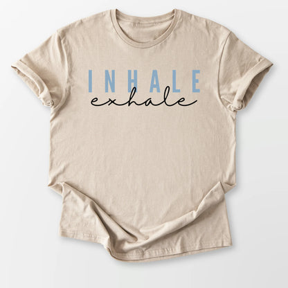 Inhale Exhale Tee Sand T-Shirt