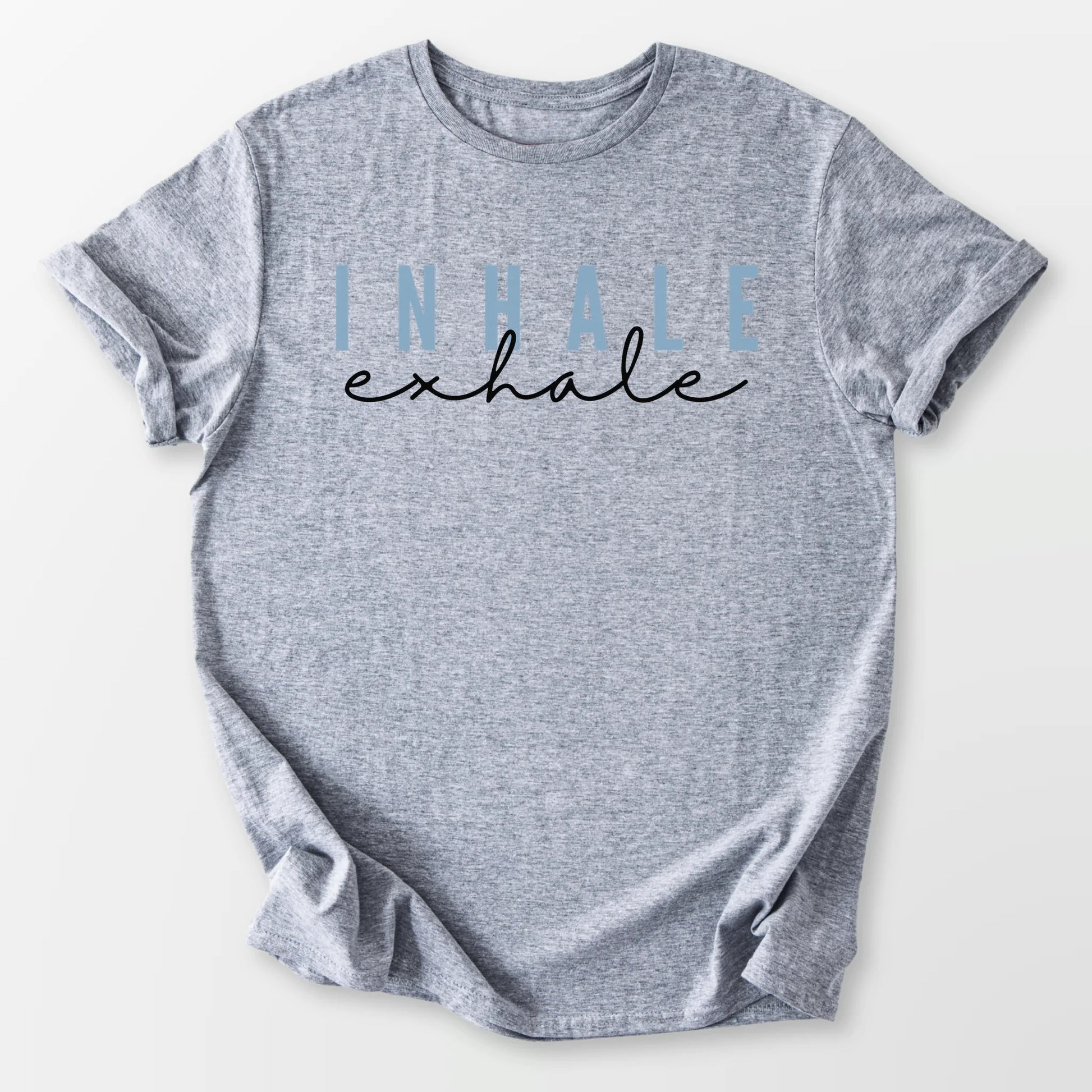 Inhale Exhale Tee Sport Grey T-Shirt