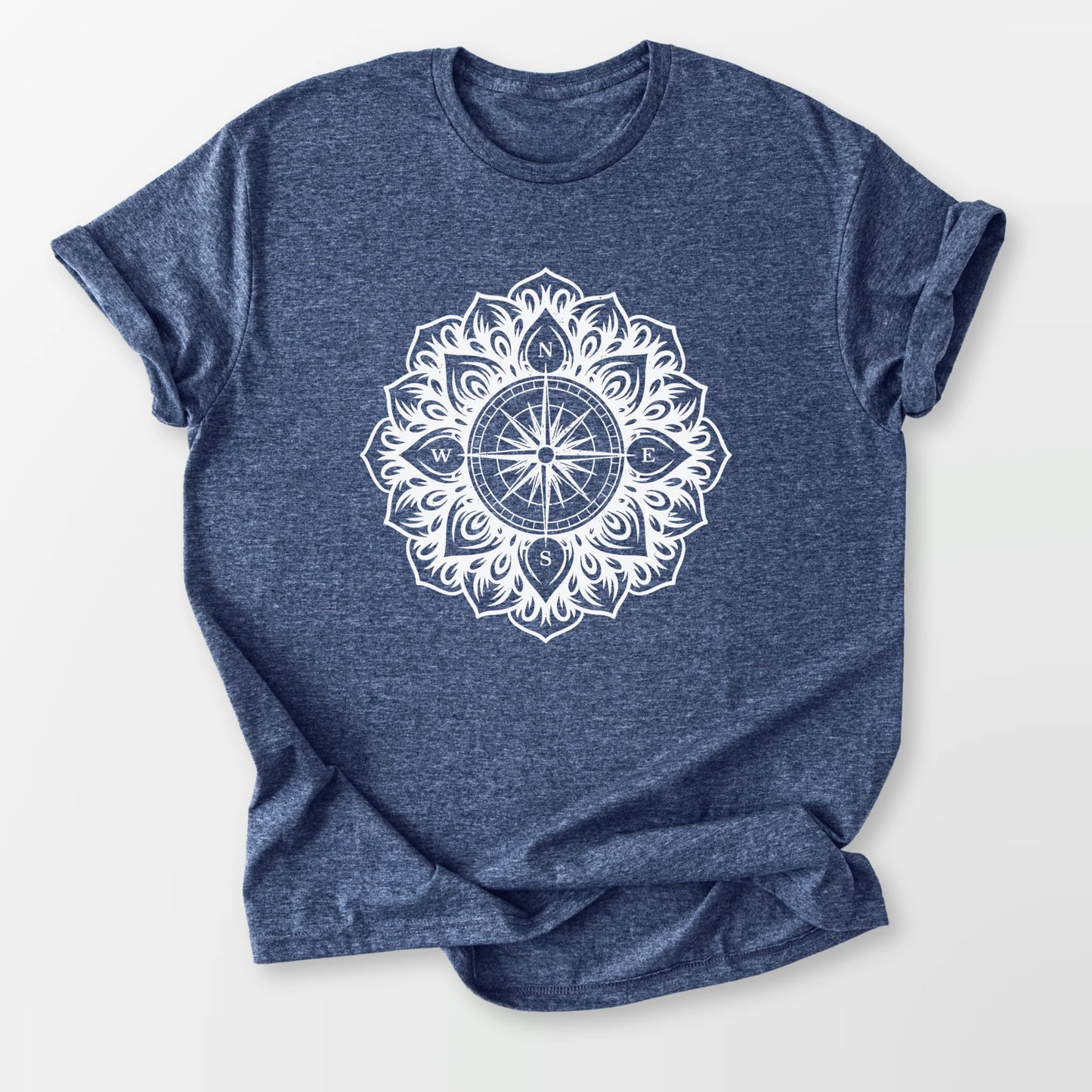 Inner Compass Tee Heather Navy T-Shirt