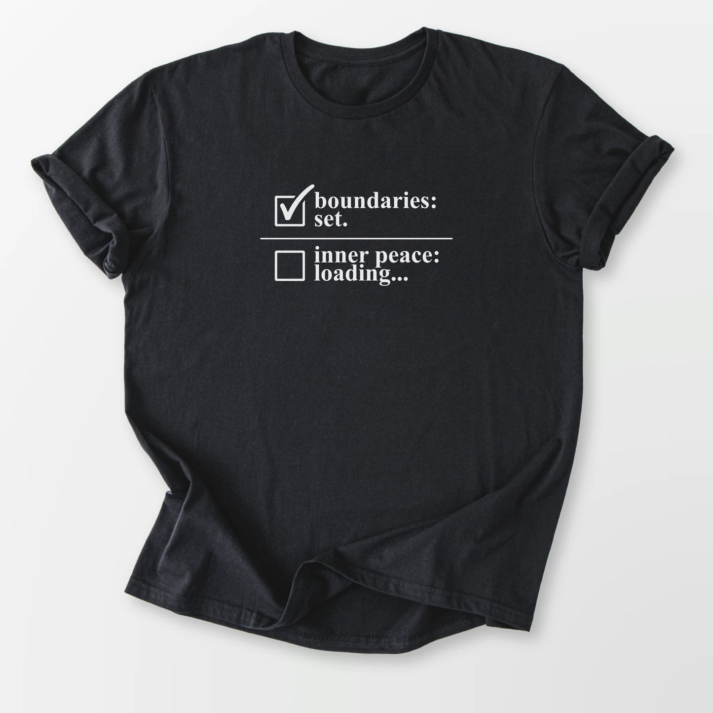 Inner Peace Loading Tee Black T-Shirt