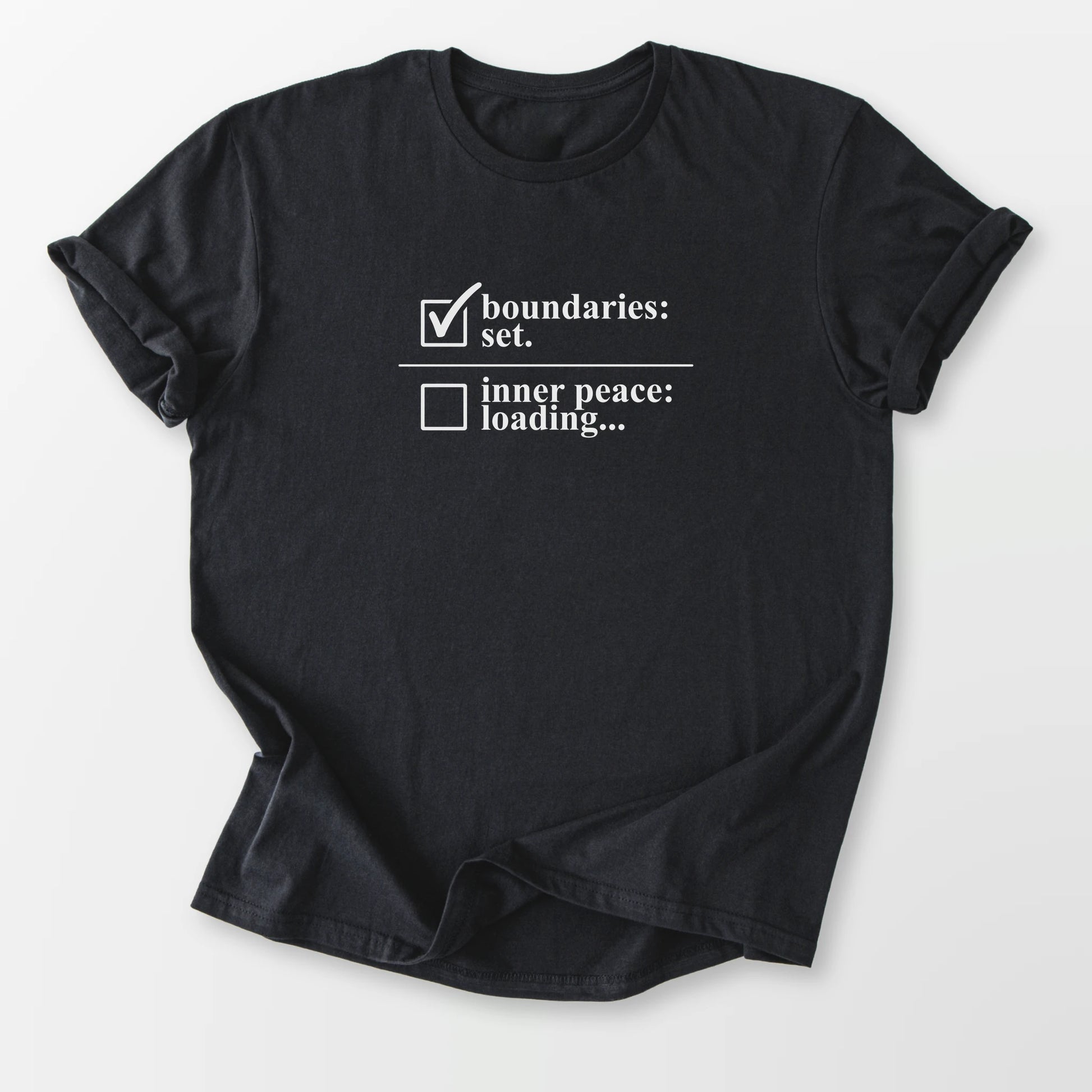 Inner Peace Loading Tee Black T-Shirt