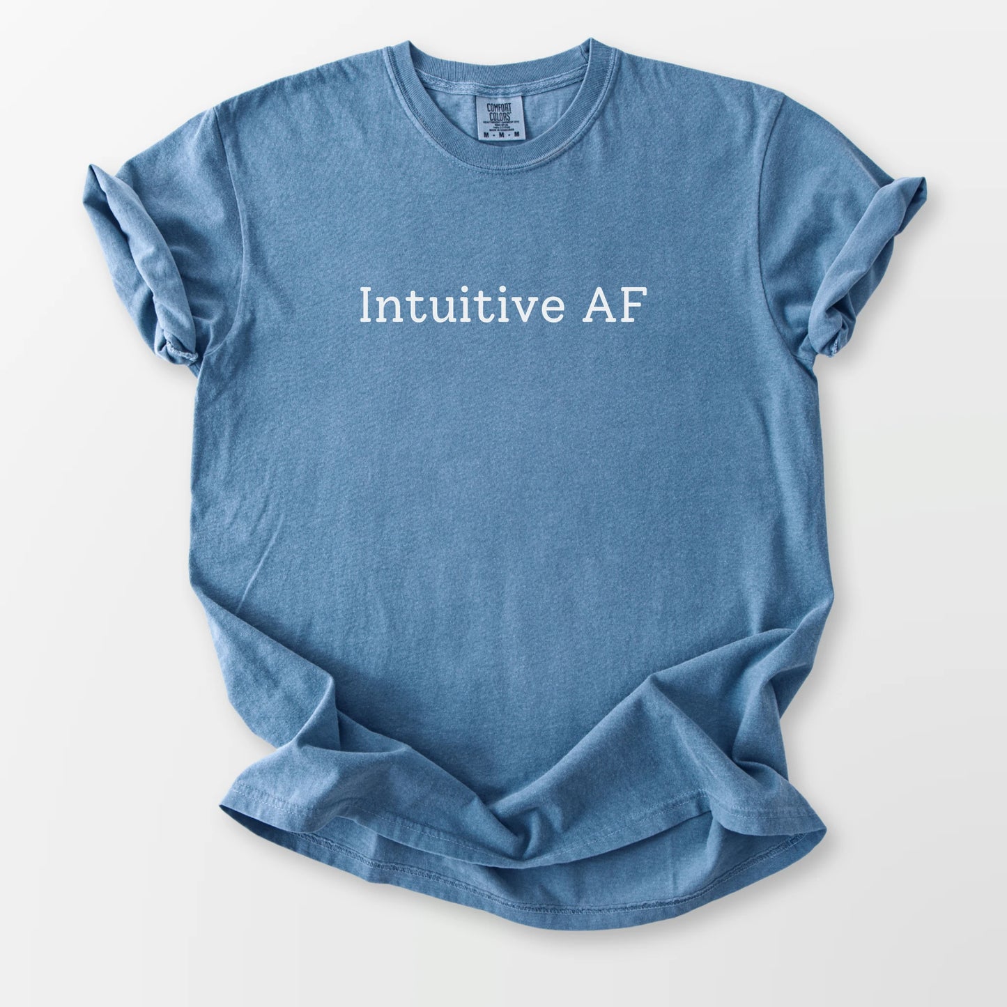 Intuitive AF Comfort Tee Blue Jean T-Shirt