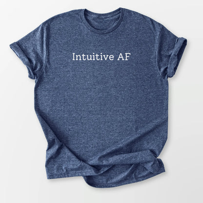 Intuitive AF Tee Heather Navy T-Shirt