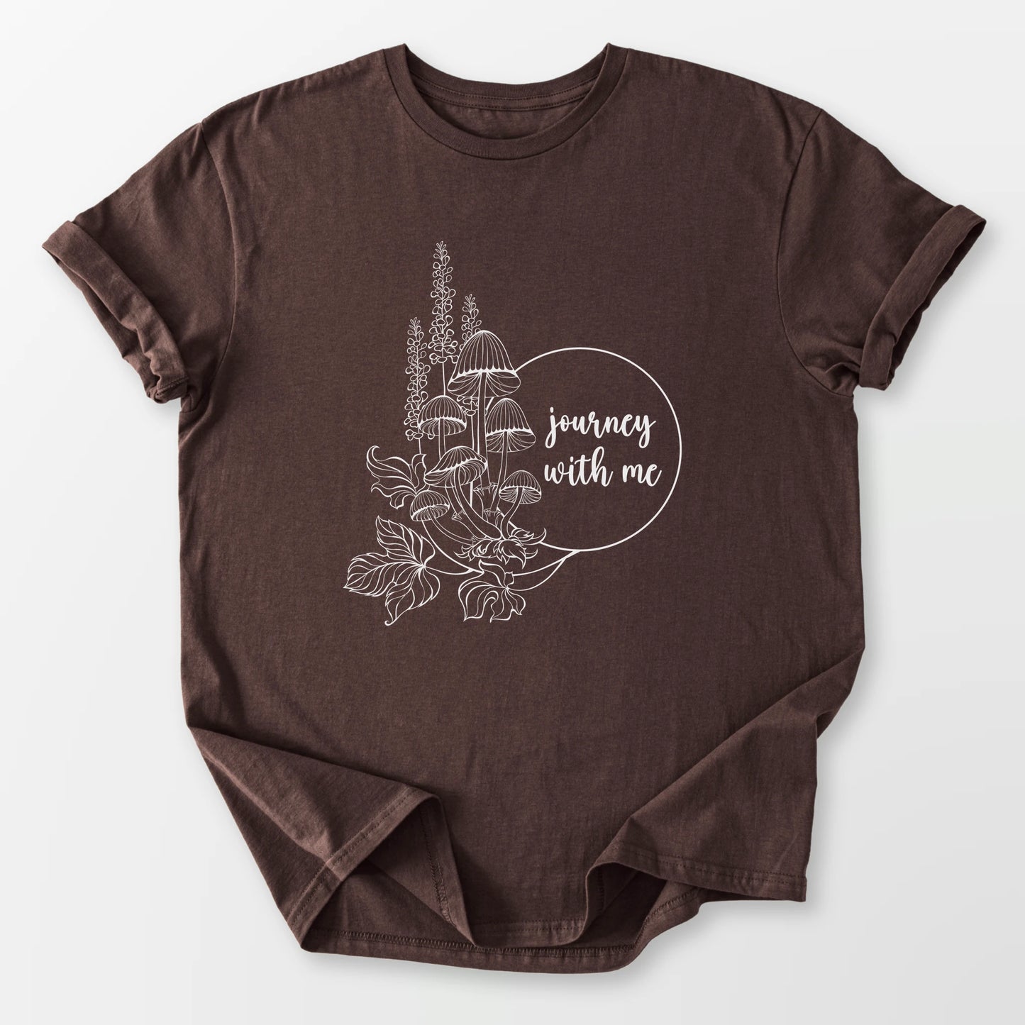 Journey with Me Tee Dark Chocolate T-Shirt