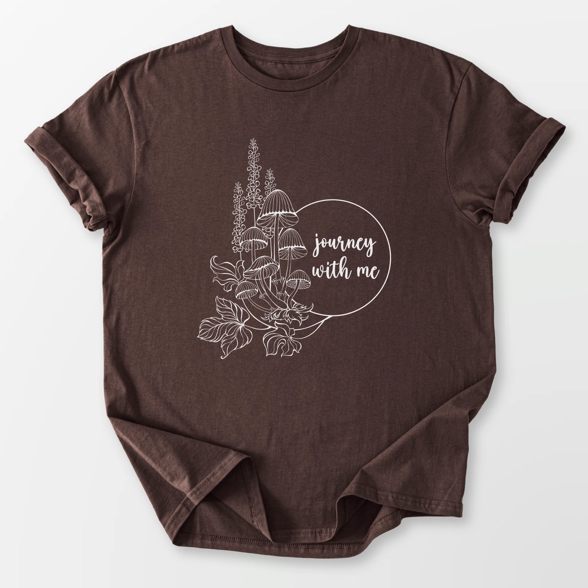 Journey with Me Tee Dark Chocolate T-Shirt