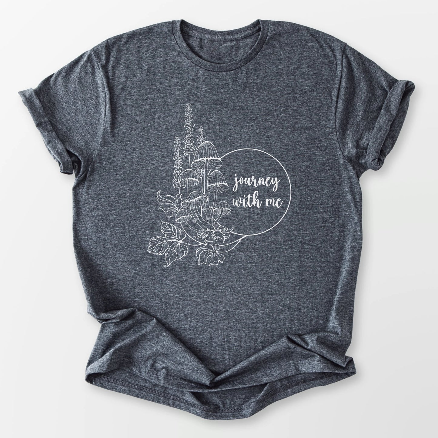 Journey with Me Tee Dark Heather Grey T-Shirt