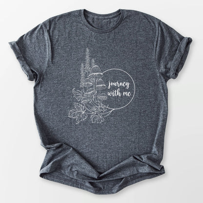 Journey with Me Tee Dark Heather Grey T-Shirt