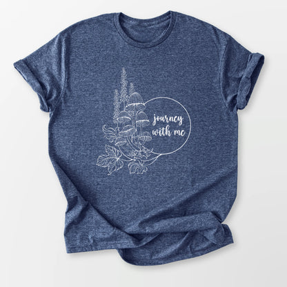 Journey with Me Tee Heather Navy T-Shirt