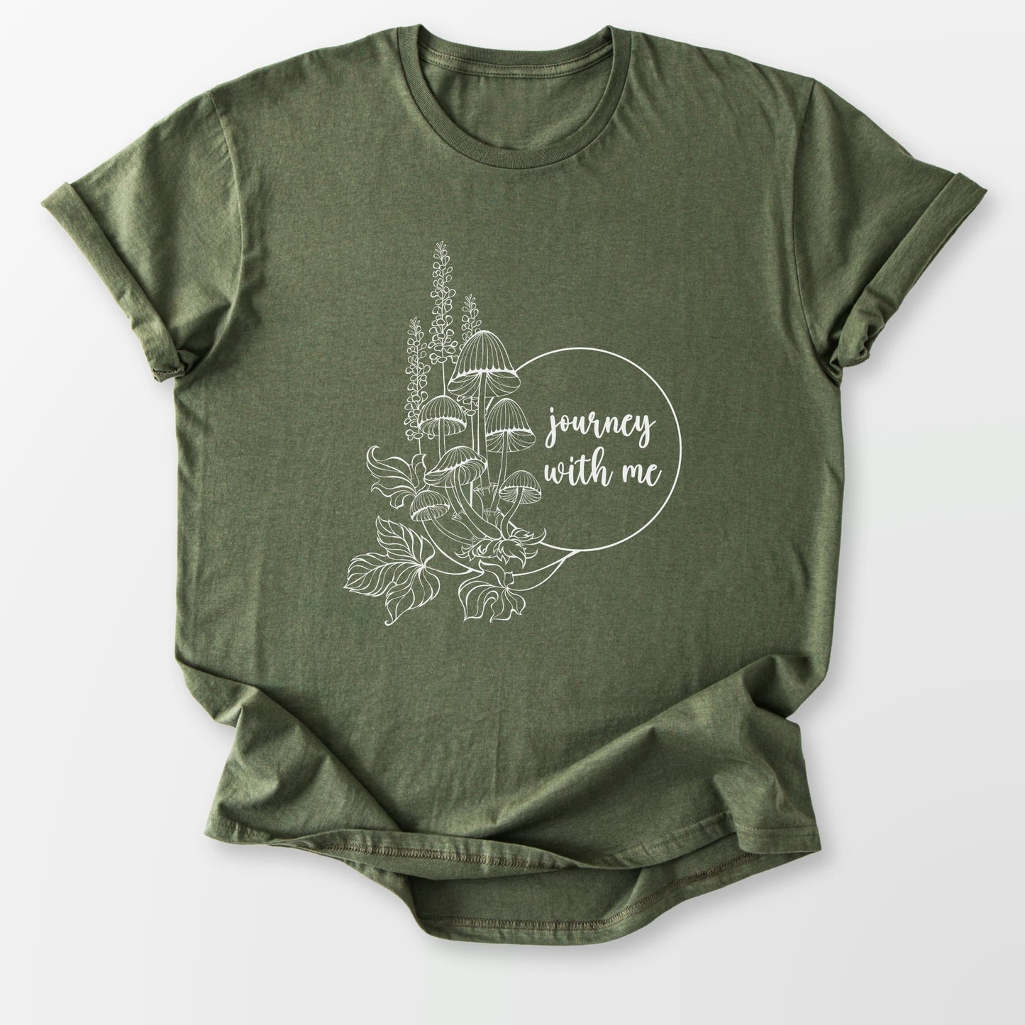 Journey with Me Tee Military Green T-Shirt