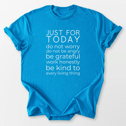 Just for Today Be Kind Tee Sapphire T-Shirt