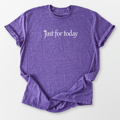 Just for Today Tee Heather Purple T-Shirt